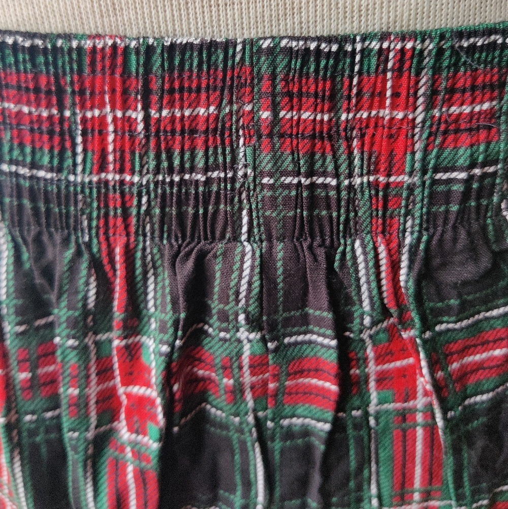 Briggs New York Plaid Skirt M Vintage Rayon Pockets Pleated Preppy Academia - Picture 8 of 12